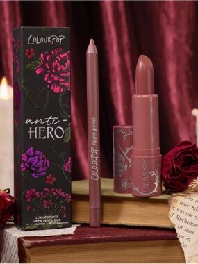 ColourPop Anti-Hero Lux Lipstick & Lippie Pencil Duo -Rich Pinky Mauve